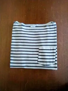 ORCIVAL / フレンチバスクシャツ 白黒ボーダー 半袖 サイズ4