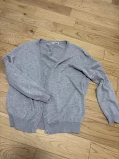 ROSE BUDグレー 長袖 カーディガン Fサイズ