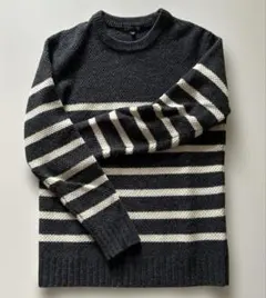 MICHEL KLEIN ストライプセーター サイズ48