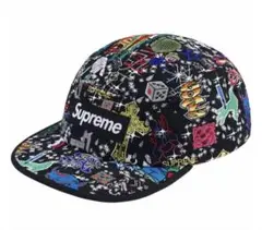 Supreme AOI Embroidered Camp Cap "Black"