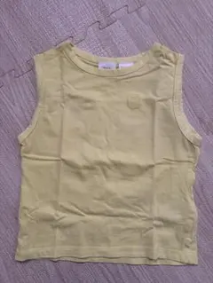 ZARA ライトイエロー ノースリーブ Tシャツ 1歳半