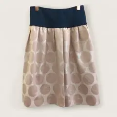 フレアスカート エレガント ウエストゴム レディース