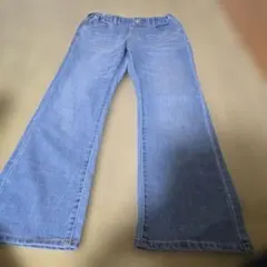 フレアデニムパンツ ライトブルー XSサイズのサムネイル
