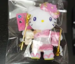 ハローキティマスコットマツケン様アクリルチャームボールチェーン付き