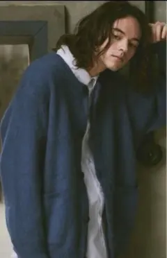 Mohair wool mix cardigan