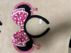 ミニー　リボン付きカチューシャ