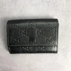 GUCCI グッチ カードケース グッチシマ GGエンボス 名刺入れ レザー
