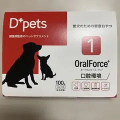 D+pets オーラルフォースワン 犬用口腔ケアサプリメント 100g - メルカリ
