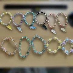 猫チャーム付きブレスレット他 まとめ売り11個