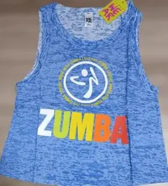 Zumba タンクトップ 青　Sサイズ
