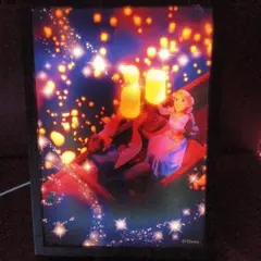 ディズニー　プレミアムLEDランプ　ラプンツェル　２３×３１cmのサムネイル