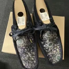 値下げ中！クラークス ブーツ ベルベット navy 激レア