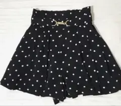 ドット柄 キュロットパンツ