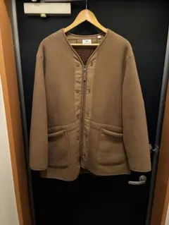 Uniqlo Engineered Garments フリースノーカラーコート