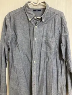 g.u. 長袖シャツ Lサイズ グレー