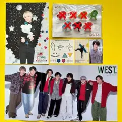 WEST. 神山智洋 ポストカード クリップ ボディシールミニクリアファイル