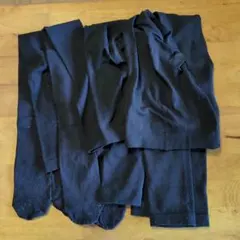 中古品　ブラック タイツ スパッツ4足セットのサムネイル
