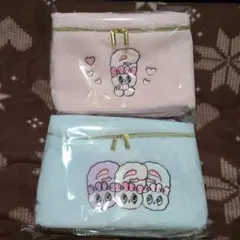 エスターバニー ふわふわ バニティポーチ 2点セット