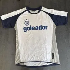 goleador サッカーシャツ Lサイズ ホワイト/ネイビーのサムネイル