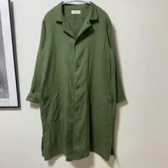 1 mile Plantation オリーブグリーンコートコットン100％のサムネイル
