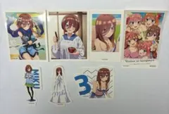 五等分の花嫁 中野三玖ポストカード ステッカーセットまとめ売り