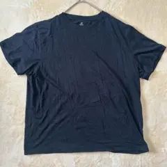 エイチアンドエム 無地 クルーネック 半袖 Tシャツ XL 黒 綿のサムネイル