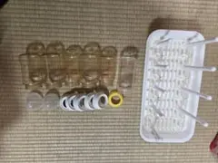 哺乳瓶6本セットと付属品
