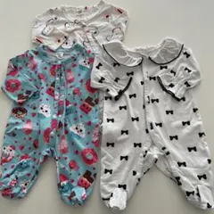 《まとめ売り》SHEIN ベビー ロンパース 3点セット 0-3M