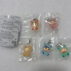 クレヨンしんちゃん みんなでくまパジャマ めじるしアクセサリー コンプリート