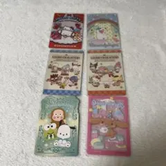サンリオキャラクターズ クリアカード 6枚セット