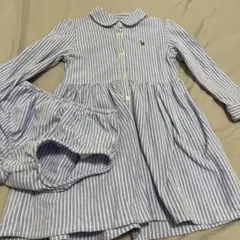 ポロラルフローレン　ストライプワンピース