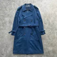 【美品】70s vintage デニム トレンチコート Vシネマ 昭和レトロ