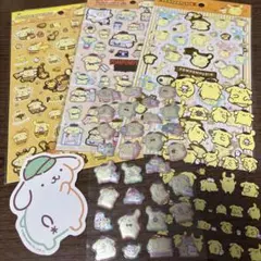 ポムポムプリン シール　ぷくぷくシール　サンリオ