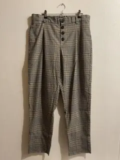 ZARA チェックパンツ