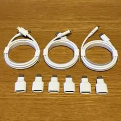 Google pixel7 純正充電ケーブル タイプAタイプC変換端子