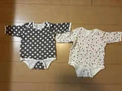 ベビー肌着 長袖ロンパース 70cm 女の子
