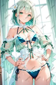 J96　オリジナルイラスト　高画質　光沢写真用紙　A4ポスター