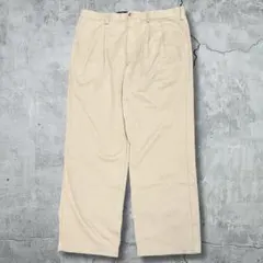 00s 2タック ワイドチノ ベージュ シティボーイ アメカジ ビッグサイズのサムネイル