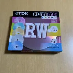 TＤＫ　CD-RW 650MB/5パック