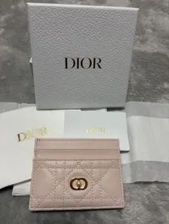 Dior ピンク レザー カードケース パスケース 新品未使用
