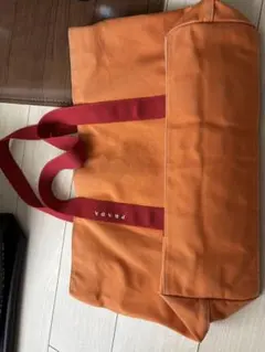 お盆セール✨PRADA トートバッグ オレンジのサムネイル