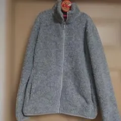 【UNIQLO フリースジャケット Sサイズ グレー】