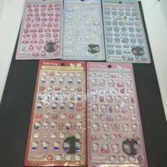 【正規品】ボンボンドロップシール　ミニ　サンリオ　5枚セット