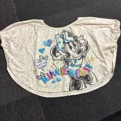 ミニーマウス Tシャツ 150 ディズニー　ポンチョ