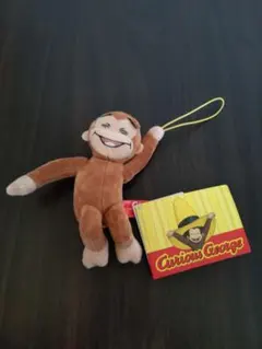 おさるのジョージ ぬいぐるみ マスコット ストラップ クレーンゲーム