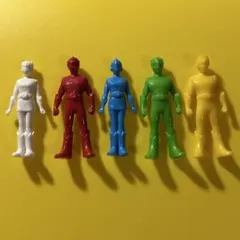 動物戦隊ジュウオウジャー フィギュア5体セット　ポリ人形