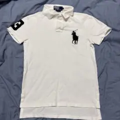 Ralph Lauren ホワイトポロシャツ S ビッグポニー