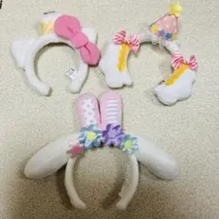 サンリオ ぬいぐるみ用 カチューシャ ３点セット おまけ付き