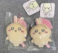 ちいかわ　スッキリ目のうさぎマスコット　2点