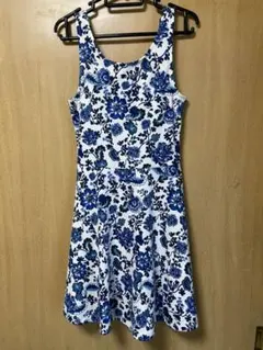 H&M 花柄ノースリーブワンピース　丈84 最終値下げ